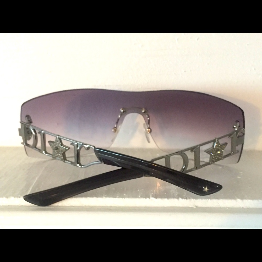 Christian Dior sunglasses circa 2005 star studded